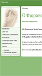 Mobile Screenshot of orthopaedie-bost.de